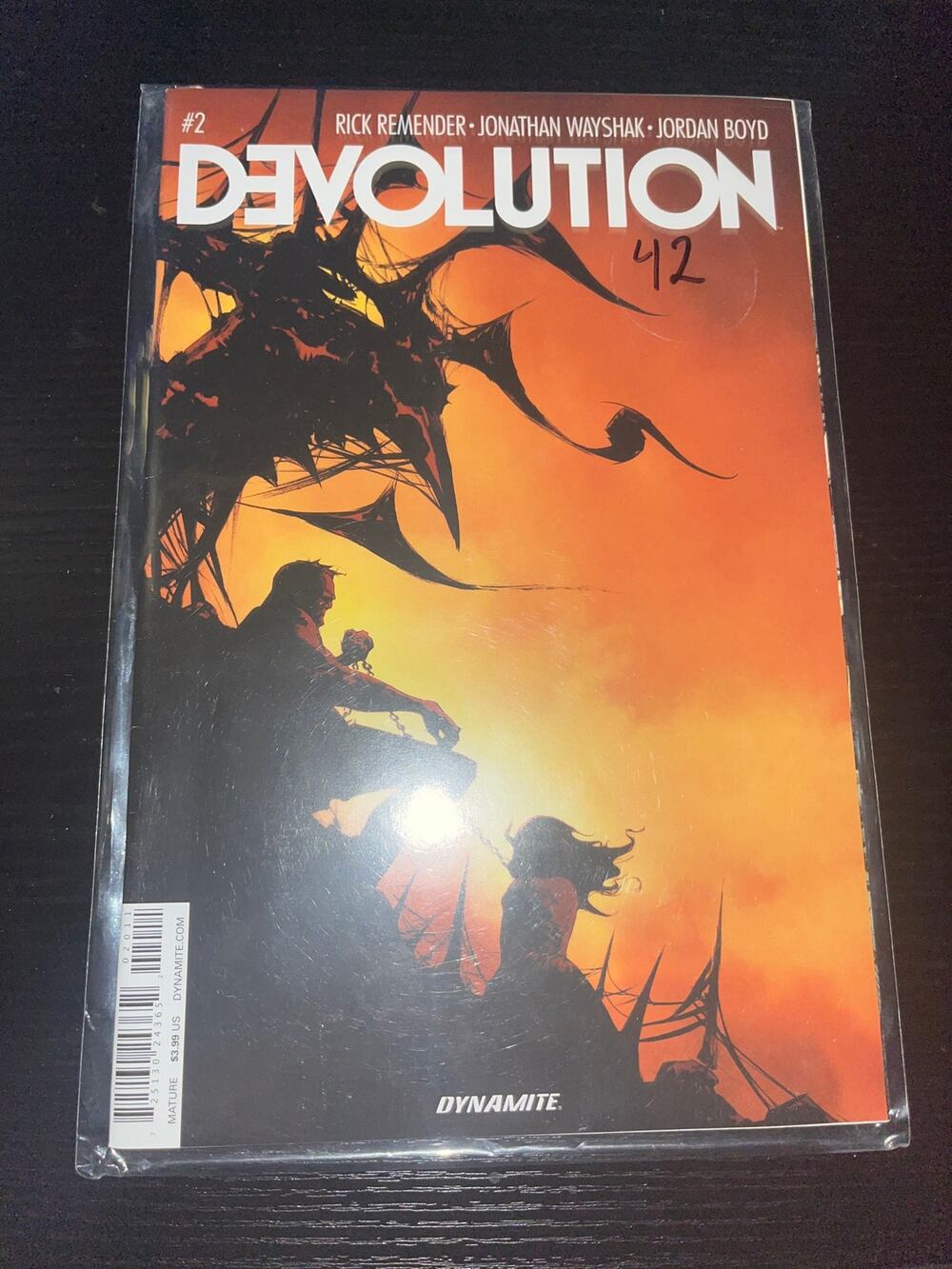 Devolution #2 from Dynamite Entertainment, published in February 2016.
